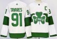 Adidas Toronto Maple Leafs #91 John Tavares white green hockey jersey-PD.webp