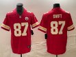 Nike Kansas City Chiefs #87 Swift red Color Rush Limited Jersey