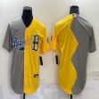 Nike Boston Red Sox Jerseys yellow gray Split majestic baseball jersey