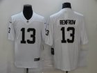 Nike Oakland Raiders #13 Hunter Renfrow White Color Rush Limited Jersey-BD