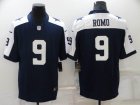 Dallas Cowboys #9 Tony Romo Nike blue white Color Rush Limited Jersey