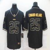 Nike Kansas City Chiefs #25 Clyde Edwards-Helaire black gold Color Rush Limited Jerseys-BD