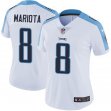 Women Tennessee Titans #8 Marcus Mariota Nike white Color Rush Limited Jersey