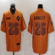 Philadelphia Eagles 26# Saquon Barkley 2023 Brown Salute To Service Limited Jerseys