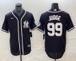 Nike New York Yankees #99 Aaron Judge black majestic baseball Jersey Joint name -BD 01