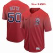 Nike Boston Red Sox #50 Mookie Betts blank red drift baseball jersey