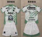 2025-2026 Leon Club white green soccer jersey away