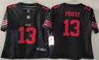 Youth San Francisco 49ers 13# Brock Purdy black Nike Vapor F.U.S.E. Limited Jersey