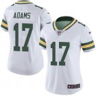 Women Packers #17 Davante Adams Nike White Color Rush Limited Jersey