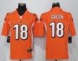 Nike Cincinnati Bengals A.J. Green #18 orange Color Rush Limited Jerseys