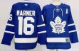 Toronto Maple Leafs #16 Mitch Marner blue hockey jersey with A patch-PD