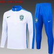 2024-2025 Brazil national team white blue with Long Trousers B917