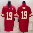 Nike Kansas City Chiefs #19 Kadarius Toney red Color Rush Limited Jerseys