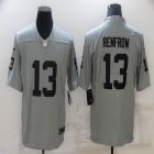 Nike Oakland Raiders #13 Hunter Renfrow gray Color Rush Limited Jersey-BD