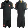 2018 World Cup Poland black goalkeeper soccer jersey