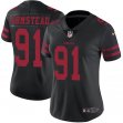 Women San Francisco 49ers #91 Armstead nike black Color Rush Limited Jersey