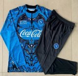2025-2026 Napoli Club blue black soccer uniforms with Long Trousers B2588