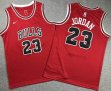 Youth Chicago #23 Michael Jordan red Nike nba basketball jerseys -XD