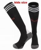 2025-2026 Manchester United Club black kid soccer socks home