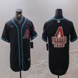 Nike Arizona Diamondbacks Blank Black Majestic Baseball Jersey-BD 03