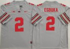 Ohio State Buckeyes #2 meka Egbuka gray college football jerseys