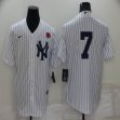 Nike New York Yankees #7 Mickey Mantle white mlb jersey-BD