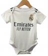 Real Madrid club white soccer baby clothes home