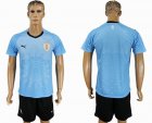 2018 World Cup Uruguay team skyblue soccer jersey home