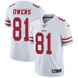 San Francisco 49ers #81 Owens nike white Color Rush Limited Jersey