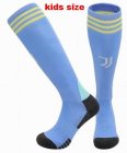 2025-2026 Juventus Club skyblue kid soccer socks away