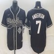 Nike Chicago White Sox #7 Tim Anderson black MLB Baseball jerseys Joint name-BD