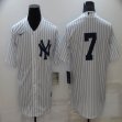 Nike New York Yankees #7 Mickey Mantle White majestic baseball Jersey-BD