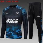 2024-2025 Napoli club blue black soccer uniforms with Long Trousers B939