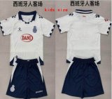 2026 World Cup Spain team white blue kid soccer jerseys away