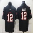 Tampa Bay Buccaneers #12 Tom Brady Black Color Rush Limited jersey-BD