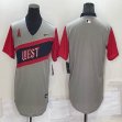 Nike Los Angeles Angels blank gray majestic baseball jersey nickname version-BD