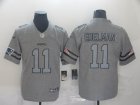 New England Patriots #11 Julian Edelman Hemp grey Nike Color Rush Limited Jersey
