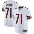 Nike Chicago Bears #71 white dark blue Color Rush Limited Jerseys