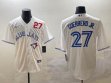 Nike Toronto Blue Jays #27 Vladimir Guerrero Jr white Majestic baseball jerseys-BD 01