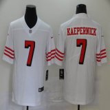 San Francisco 49ers #7 Colin Kaepernick white nike Color Rush Limited Jersey