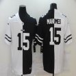 Nike Kansas City Chiefs #15 Patrick Mahomes white black Split Color Rush Limited Jersey-BD