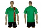 2012-2013 Zambia team green jerseys away