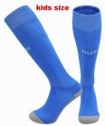 2025-2026 Atletico Madrid Club blue kid soccer socks home