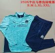 2025-2026 Marseilles club green navy soccer uniforms with Long Trousers B25126