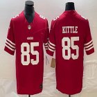 Nike San Francisco 49ers #85 George Kittle red Nike Vapor F.U.S.E. Limited Jersey