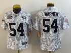 Youth San Francisco 49ers 54# Fred Warner Nike Arctic Camo 2024 Salute to Service Limited Jersey -BD
