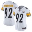 women Pittsburgh Steelers 92# James Harrison Nike white Color Rush Limited Jersey