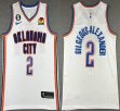 Nike Oklahoma City Thunder #2 Shai Gilgeous-Alexander white nba jersey-XD