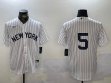 Nike New York Yankees #5 White fashion majestic baseball Jerseys-BD