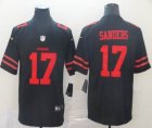 49ers #17 Emmanuel Sanders black nike Color Rush Limited Jersey